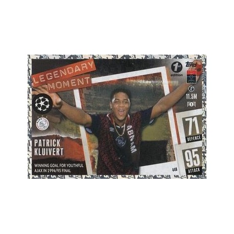 Patrick Kluivert Legendary Moment 1st Edition 448