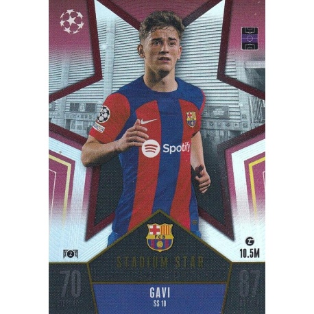 Sale Cards Gavi Barcelona Stadium Star Limited Edition Match Attax 