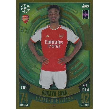 Bukayo Saka Limited Edition Arsenal LE6