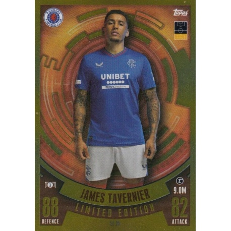 James Tavernier Limited Edition Rangers FC LE28