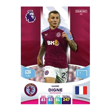 Lucas Digne Aston Villa 53