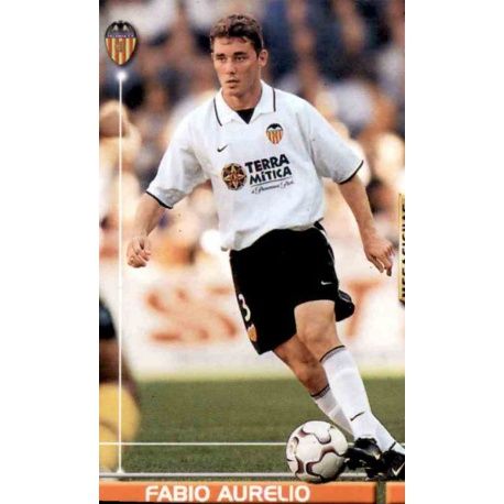 Trading Card Of Fabio Aurelio Valencia Aurelio Panini Megafichas 03 04