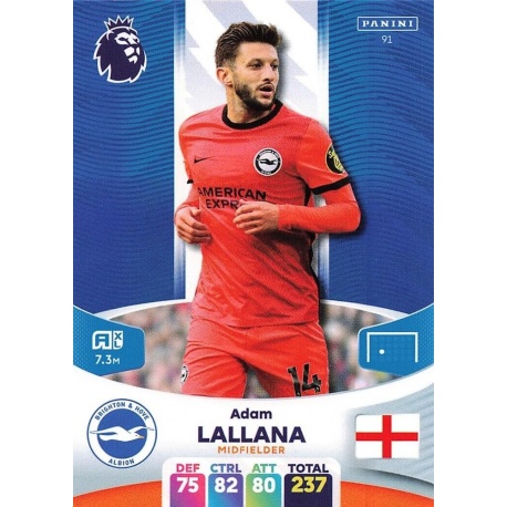 Adam Lallana Brighton & Hove Albion 91