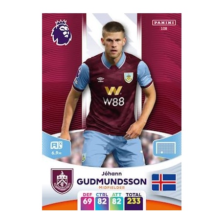 Jóhann Berg Guðmundsson Burnley 108