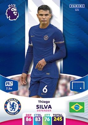 Soccer Cards Thiago Silva Chelsea Panini Adrenalyn XL Premier 