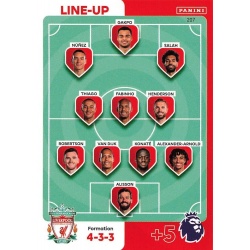 Line-Up Liverpool 207