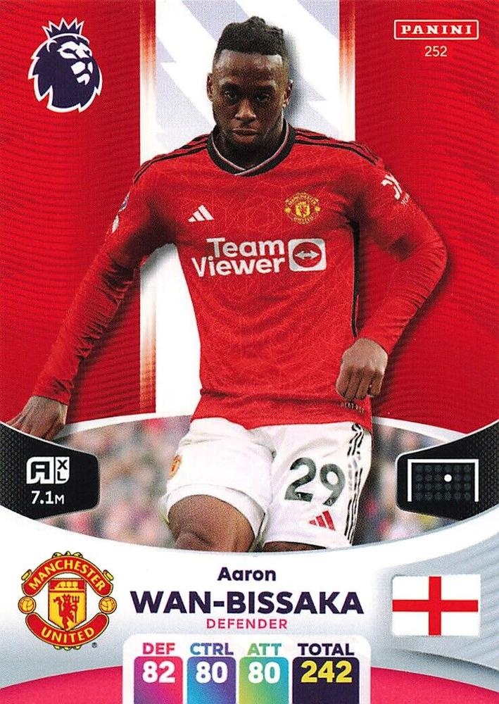 Offer Soccer Cards Aaron Wan-Bissaka Manchester United Adrenalyn XL Premier  League 2024 Panini