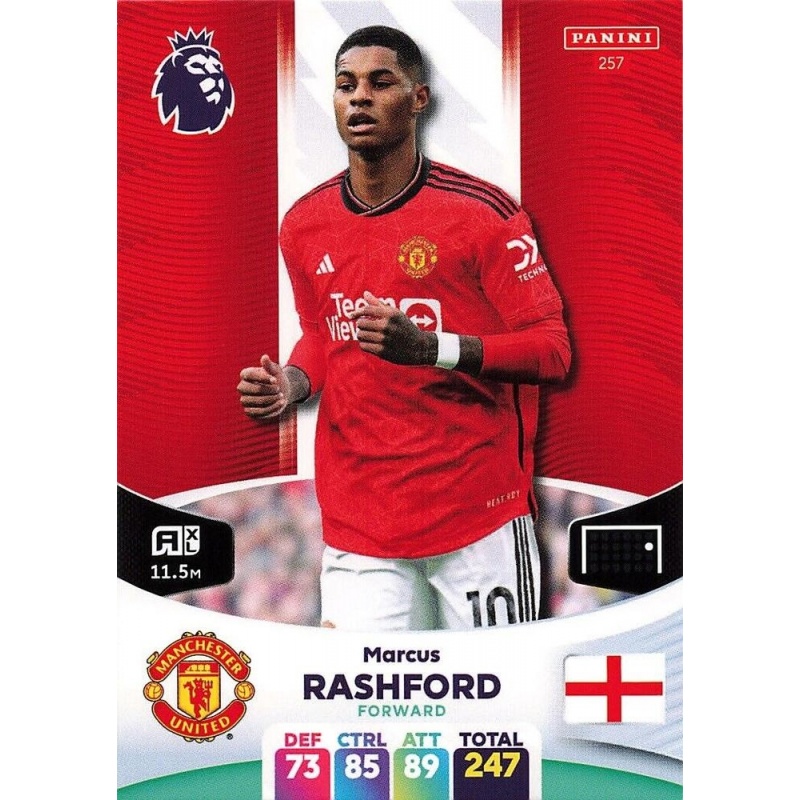 Offer Soccer Cards Marcus Rashford Manchester United Panini