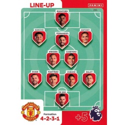 Line-Up Manchester United 261