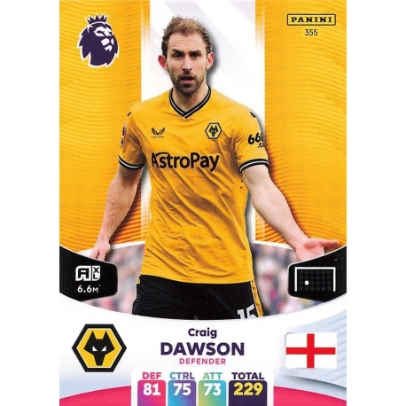 Craig Dawson Wolverhampton Wanderers 355