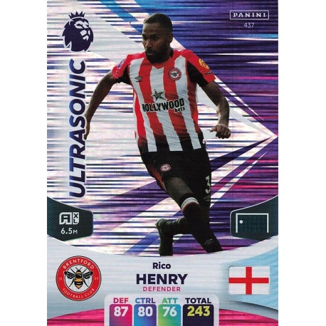 Sale Cards Rico Henry Ultrasonic Adrenalyn XL Premier League 2024 Panini
