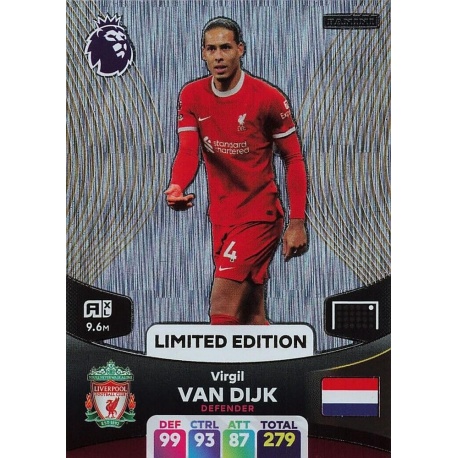 Virgil van Dijk Limited Edition Liverpool