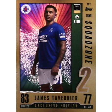 James Tavernier Squadzone Exclusive Edition Rangers FC SZ2