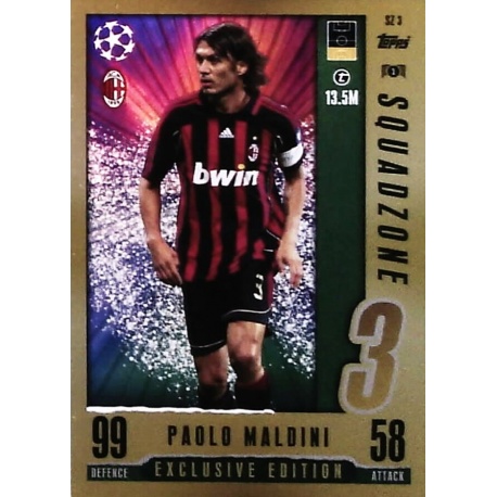 Paolo Maldini Squadzone Exclusive Edition AC Milan SZ3