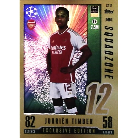 Jurriën Timber Squadzone Exclusive Edition Arsenal SZ12