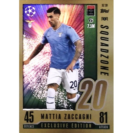 Mattia Zaccagni Squadzone Exclusive Edition SS Lazio SZ20