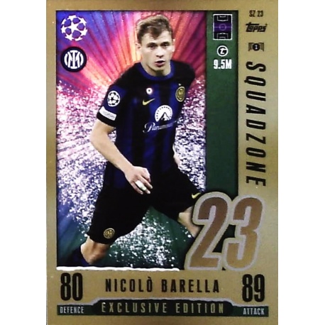 Nicolò Barella Squadzone Exclusive Edition Inter Milan SZ23