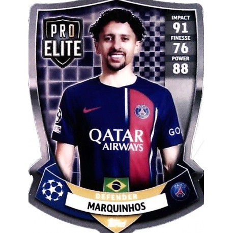 Marquinhos Pro Elite Chrome Shield PSG SH2