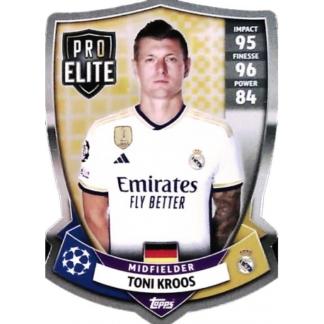 Toni Kroos Pro Elite Chrome Shield Real Madrid SH8