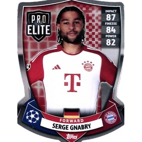 Serge Gnabry Pro Elite Chrome Shield Bayern München SH12