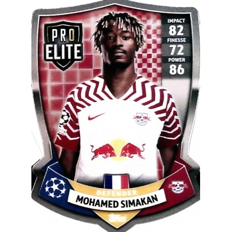 Mohamed Simakan Pro Elite Chrome Shield RB Leipzig SH14