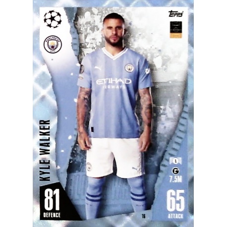 Kyle Walker Crystal Manchester City 16