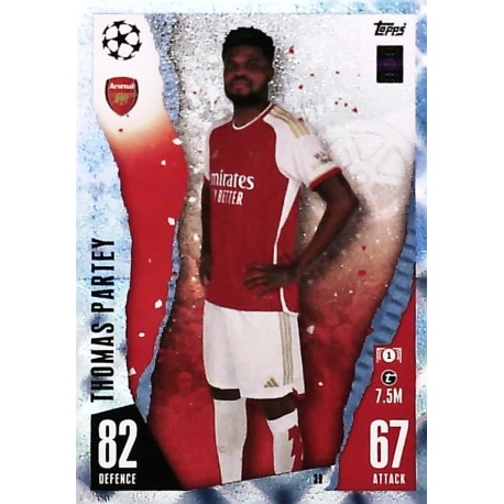 Thomas Partey Crystal Arsenal 39