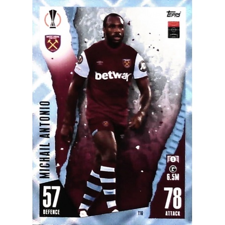 Michail Antonio Crystal West Ham United 116