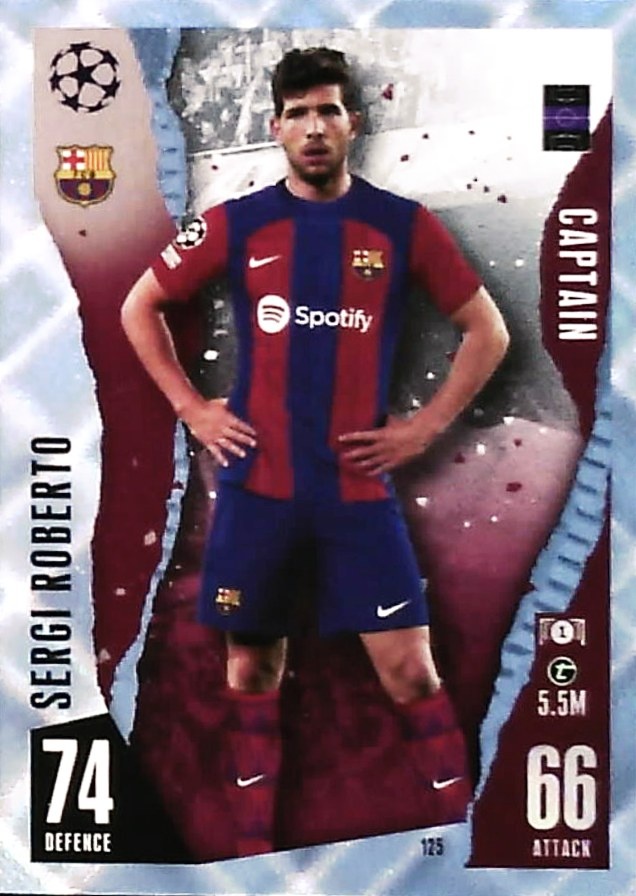 Buy Cards Sergi Roberto Barcelona Crystal Topps Match Attax 2023/24