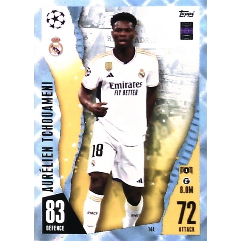 Offer Soccer Cards Aurélien Tchouaméni Real Madrid Crystal Topps 
