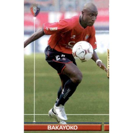 Bakayoko Nuevo Fichaje Osasuna 489 Megacracks 2003-04