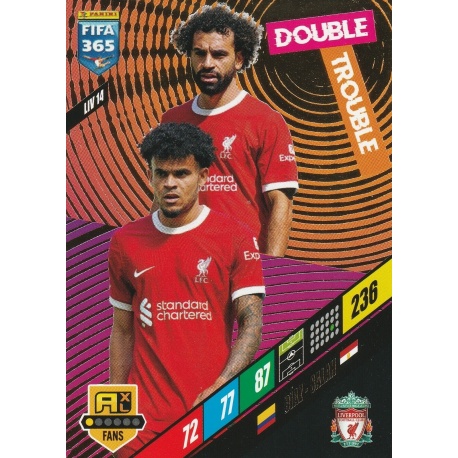 Luis Díaz / Salah Double Trouble Liverpool LIV 14