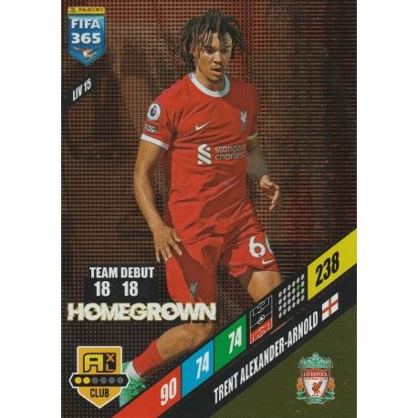 Trent Alexander-Arnold Homegrown Liverpool LIV 15