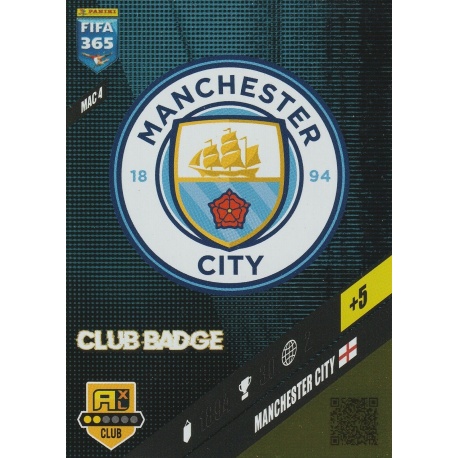 Club Badge Manchester City MAC 4