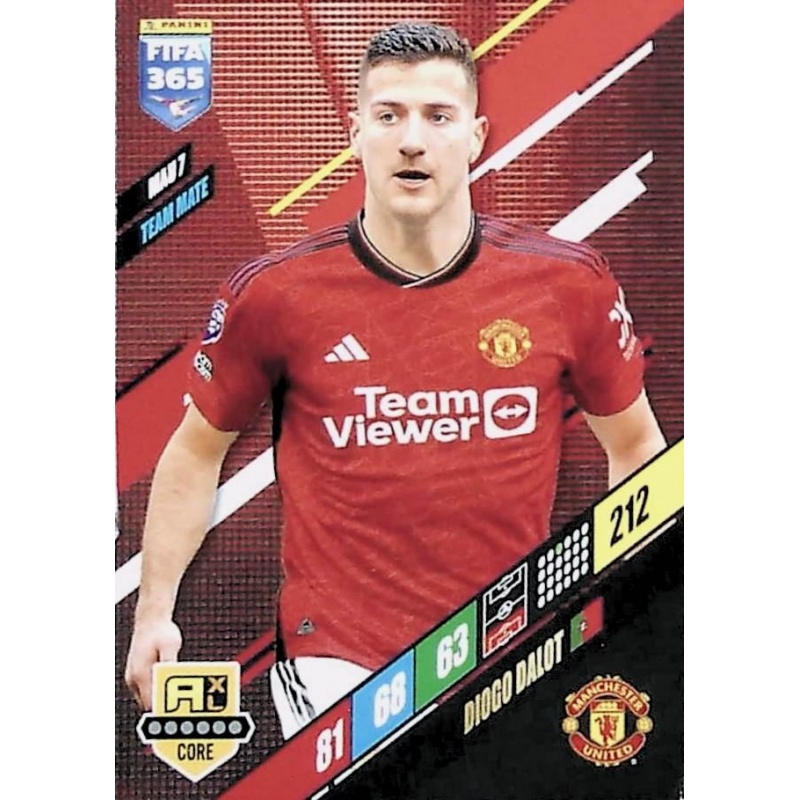 Diogo Dalot - Adrenalyn XL Premier League 2023/24 card