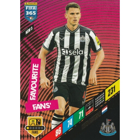 Sven Botman Fans' Favourite Newcastle United NEW 5