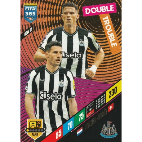 Fabian Schär / Botman Double Trouble Newcastle United NEW 14