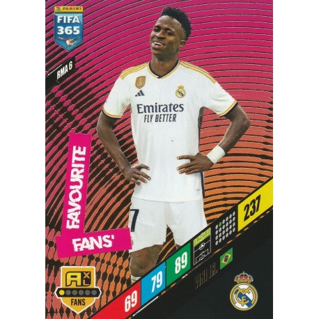 Sale Online Vini Jr Fans' Favourite Panini Fifa 365 Adrenalyn XL 2024