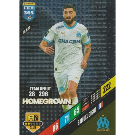 Samuel Gigot Homegrown Olympique Marseille OLM 15