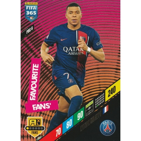 Kylian Mbappé Fans' Favourite PSG PSG 6