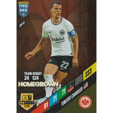 Timothy Chandler Homegrown Eintracht Frankfurt EIN 15