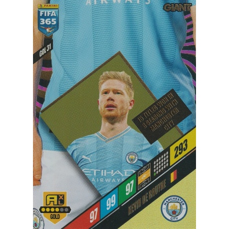 Kevin De Bruyne Giant Manchester City GOL 31