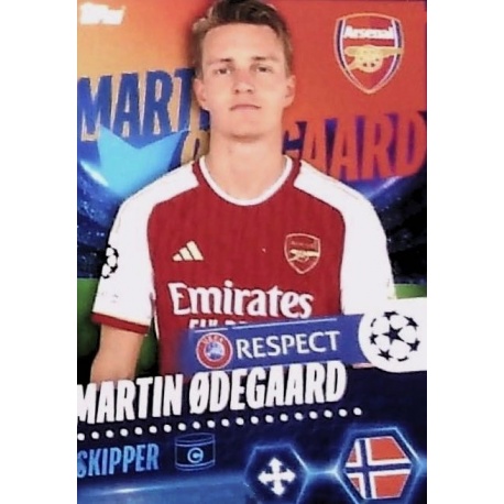 Buy Online Martin Ødegaard Arsenal Topps Champions 23 24 Stickers