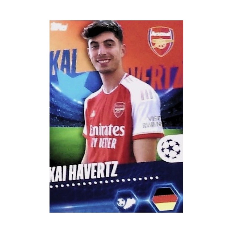 Buy Sticker Kai Havertz Arsenal UEFA Champions League Stickers 23/24