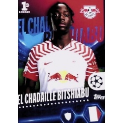 El Chadaille Bitshiabu 1st Sticker RB Leipzig 376