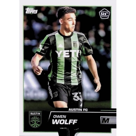 Owen Wolff Rookie Card Austin FC 33