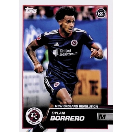 Dylan Borrero Rookie Card New England Revolution 126