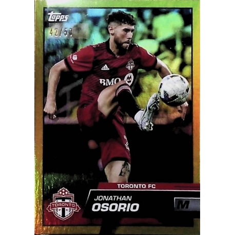 Jonathan Osorio Gold Foil 42/50 Toronto FC 35