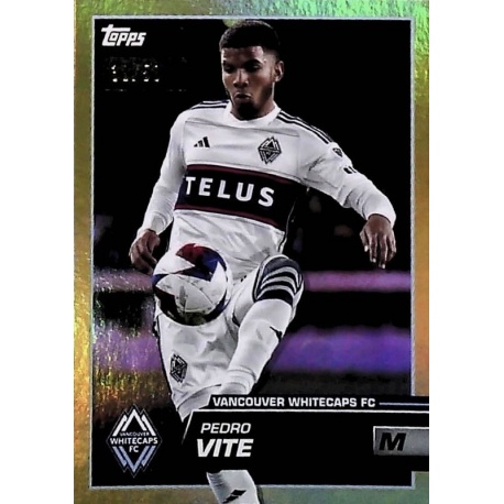 Pedro Vite Gold Foil 38/50 Vancouver Whitecaps FC 67