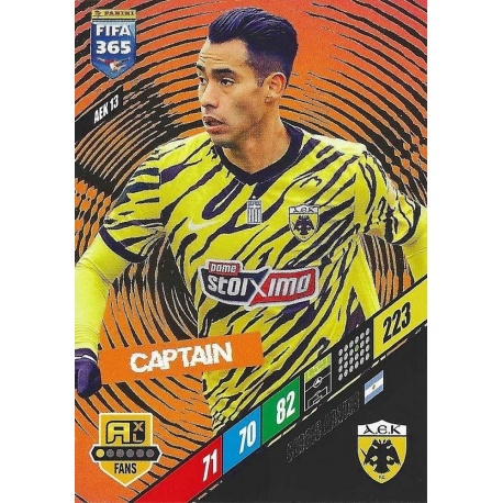 Sergio Araujo Captain AEK Athens AEK 13